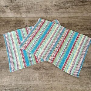 The Pioneer Woman Classic Chunky Stripe Placemat, Multicolor SET OF 6